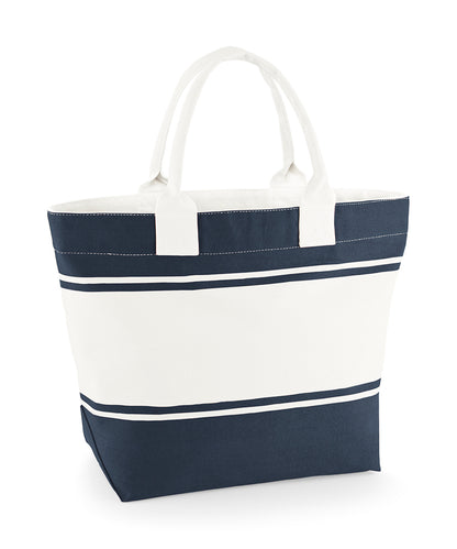 Tryck din logga på Väskor från Quadra - Anpassa Canvas Deck Bag i färgen Marinblå One Size för företag, föreningar och privatpersoner