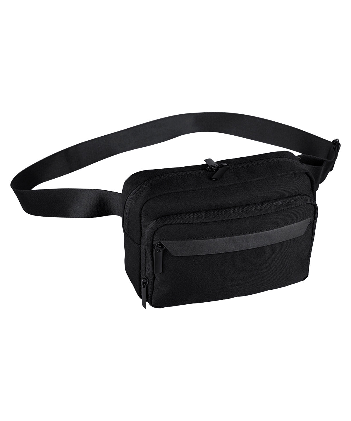 Tryck din logga på Väskor från Quadra - Anpassa Airside cross body-väska i färgen Svart One Size för företag, föreningar och privatpersoner