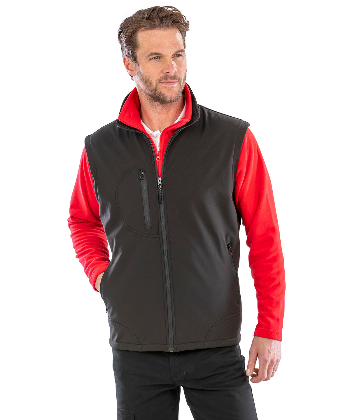 Tryck din logga på Termovästar från Result - Anpassa Bodywarmer i softshell i färgen för företag, föreningar och privatpersoner