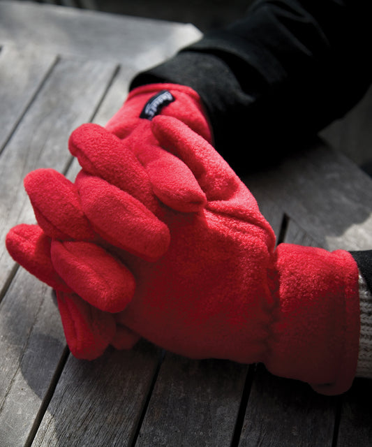 Tryck din logga på Handskar från Result Winter Essentials - Anpassa Polartherm handskar i färgen för företag, föreningar och privatpersoner