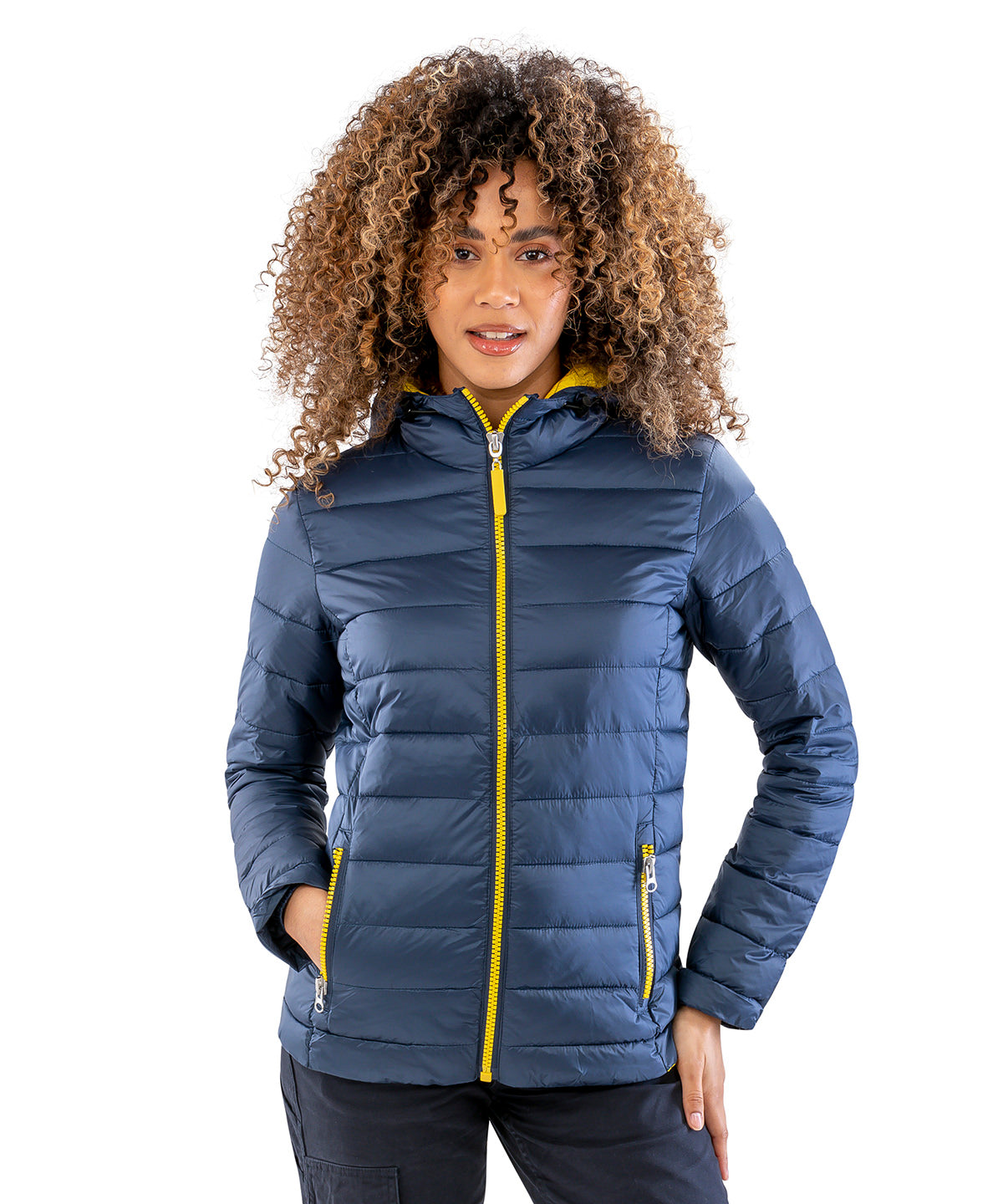Tryck din logga på Jackor från Result Urban Outdoor - Anpassa Dam Urban Snow Bird jacka med huva i färgen för företag, föreningar och privatpersoner