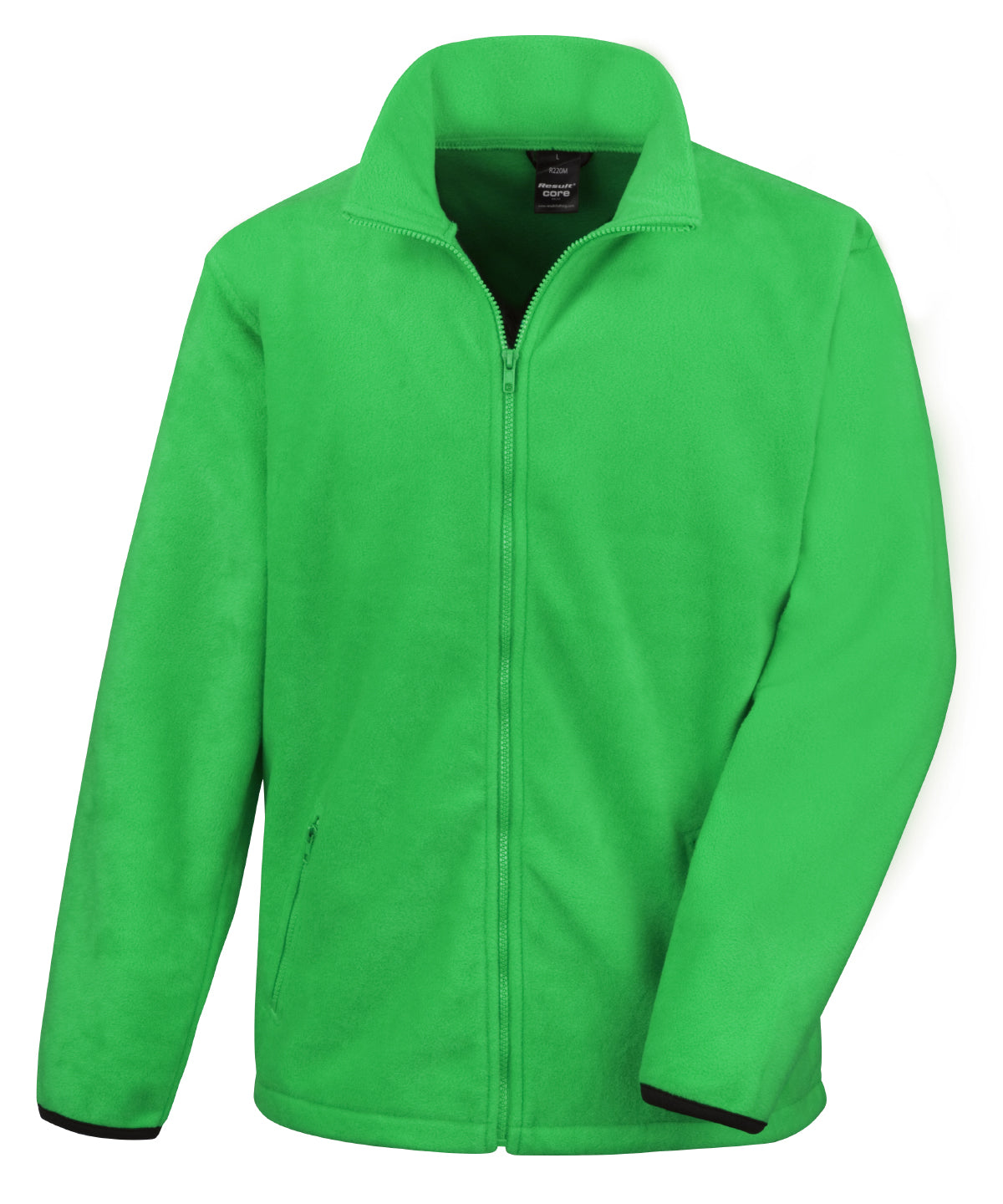 Tryck din logga på Fleece från Result Core - Anpassa Norse outdoor fleece i färgen Ljusgrön för företag, föreningar och privatpersoner