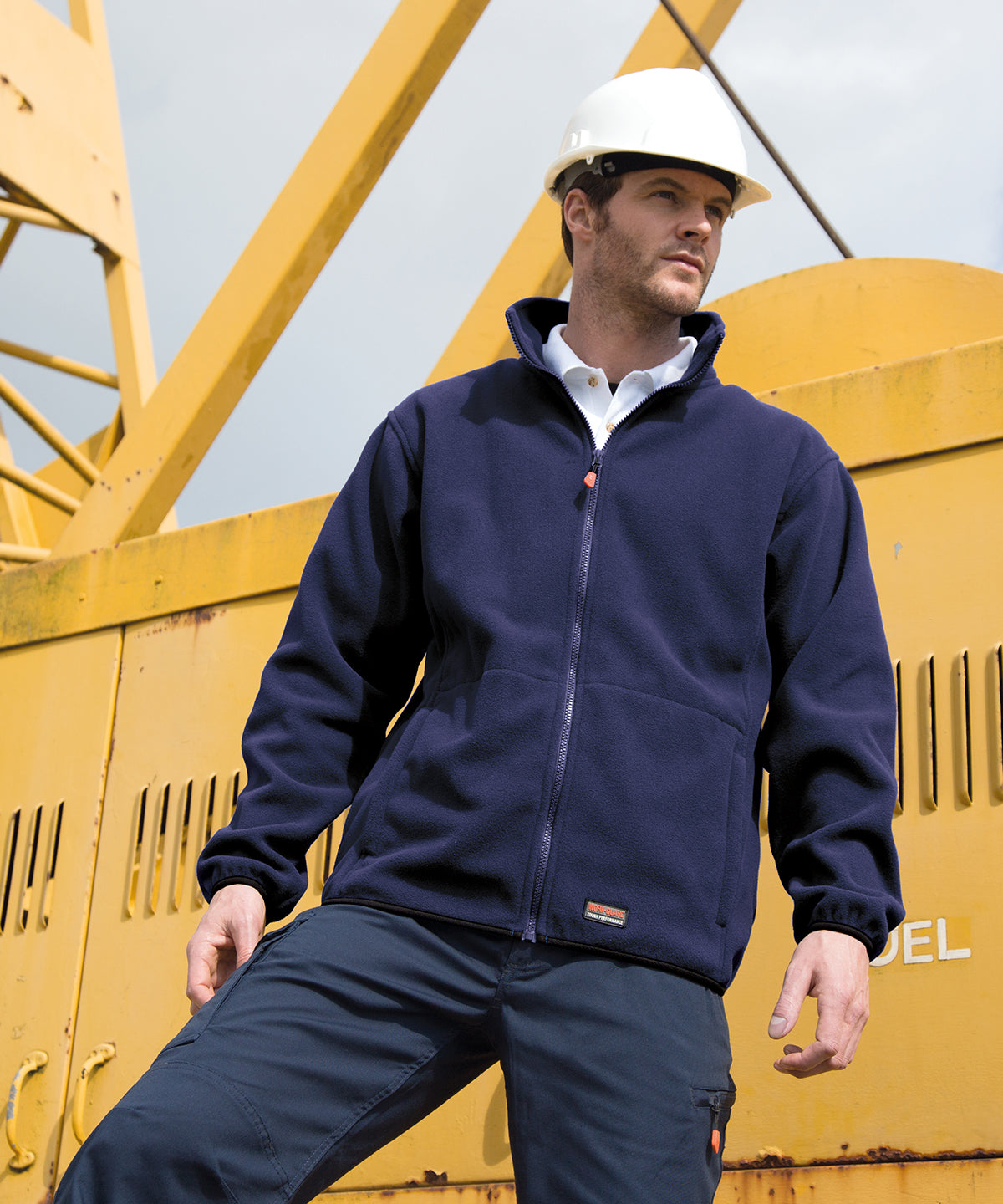 Tryck din logga på Fleece från Result Workguard - Anpassa Work-Guard kraftig microfleece för hög belastning i färgen för företag, föreningar och privatpersoner