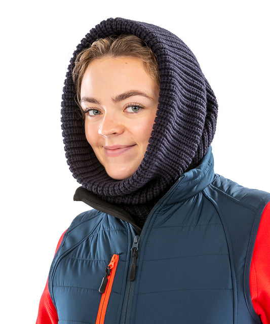 Tryck din logga på Halsvärmare från Result Winter Essentials - Anpassa Whistler snodd med huva i färgen för företag, föreningar och privatpersoner