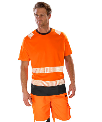 Tryck din logga på T-shirts från Result Genuine Recycled - Anpassa Recycled Security T-shirt i färgen för företag, föreningar och privatpersoner