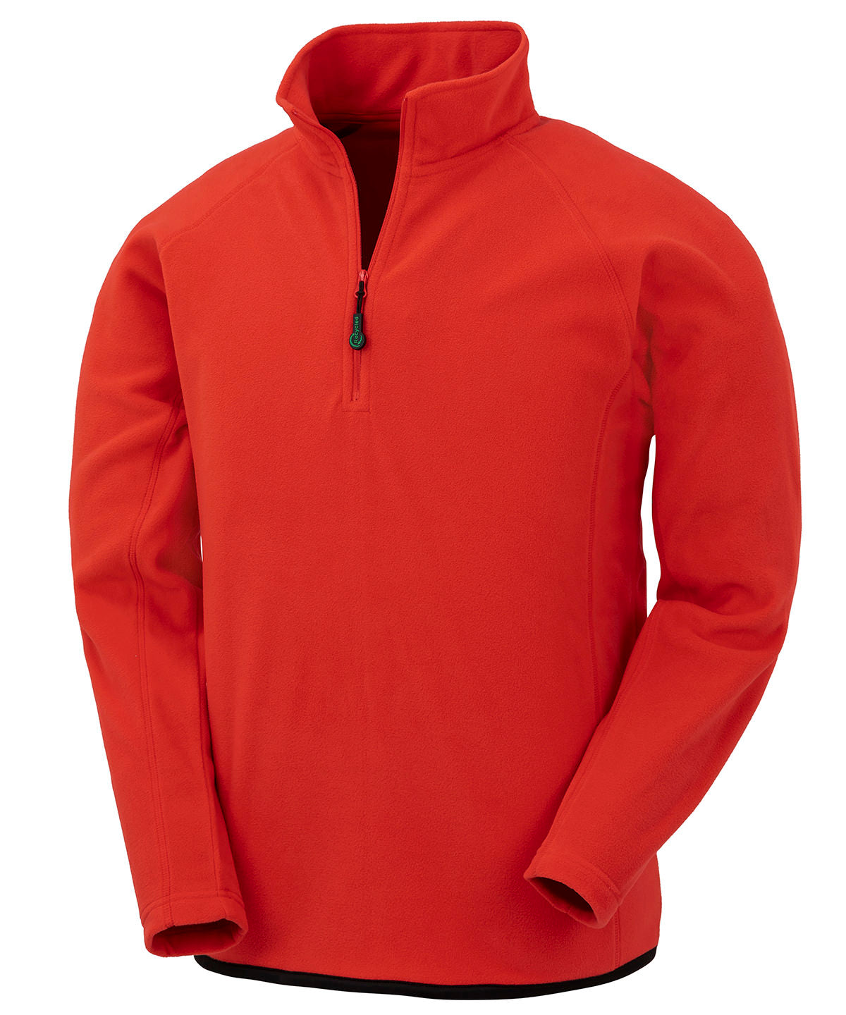 Tryck din logga på Fleece från Result Genuine Recycled - Anpassa Topp i återvunnen mikrofleece i färgen Mellan röd för företag, föreningar och privatpersoner