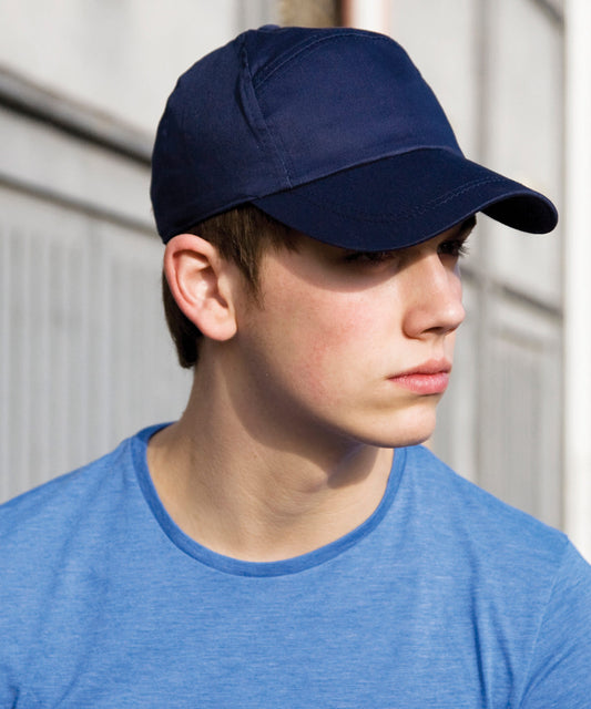 Tryck din logga på Kepsar från Result Headwear - Anpassa 7-panel reklamkeps i färgen för företag, föreningar och privatpersoner