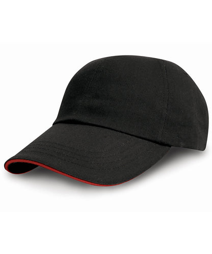 Tryck din logga på Kepsar från Result Headwear - Anpassa Drill pro-style i kraftig bomull med sandwich-topp i färgen för företag, föreningar och privatpersoner