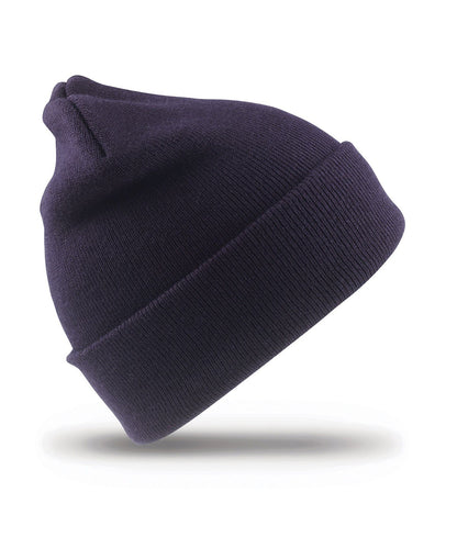 Tryck din logga på Mössor från Result Winter Essentials - Anpassa Ullig skidmössa för barn i färgen Marinblå One Size för företag, föreningar och privatpersoner