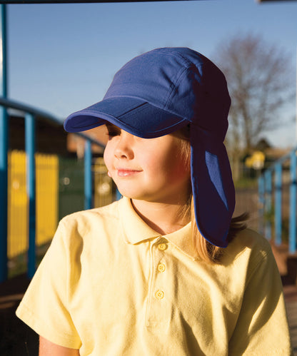 Tryck din logga på Kepsar från Result Headwear - Anpassa Junior hopfällbar legionärsmössa i färgen för företag, föreningar och privatpersoner