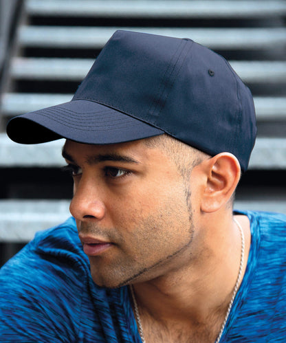 Tryck din logga på Kepsar från Result Headwear - Anpassa Houston 5-panel tryckerihatt i färgen för företag, föreningar och privatpersoner