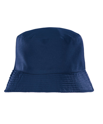 Tryck din logga på Hattar från Result Genuine Recycled - Anpassa Core återvunnen vändbar bucket hatt i färgen Marinblå för företag, föreningar och privatpersoner
