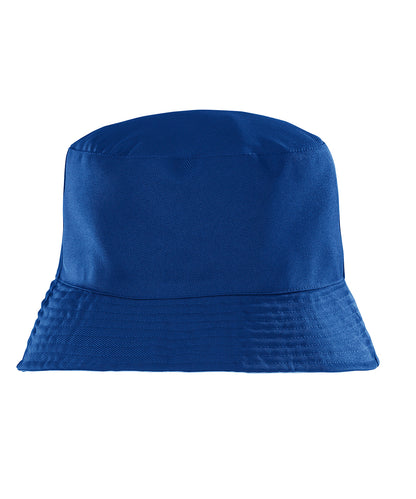Tryck din logga på Hattar från Result Genuine Recycled - Anpassa Core återvunnen vändbar bucket hatt i färgen Royal för företag, föreningar och privatpersoner