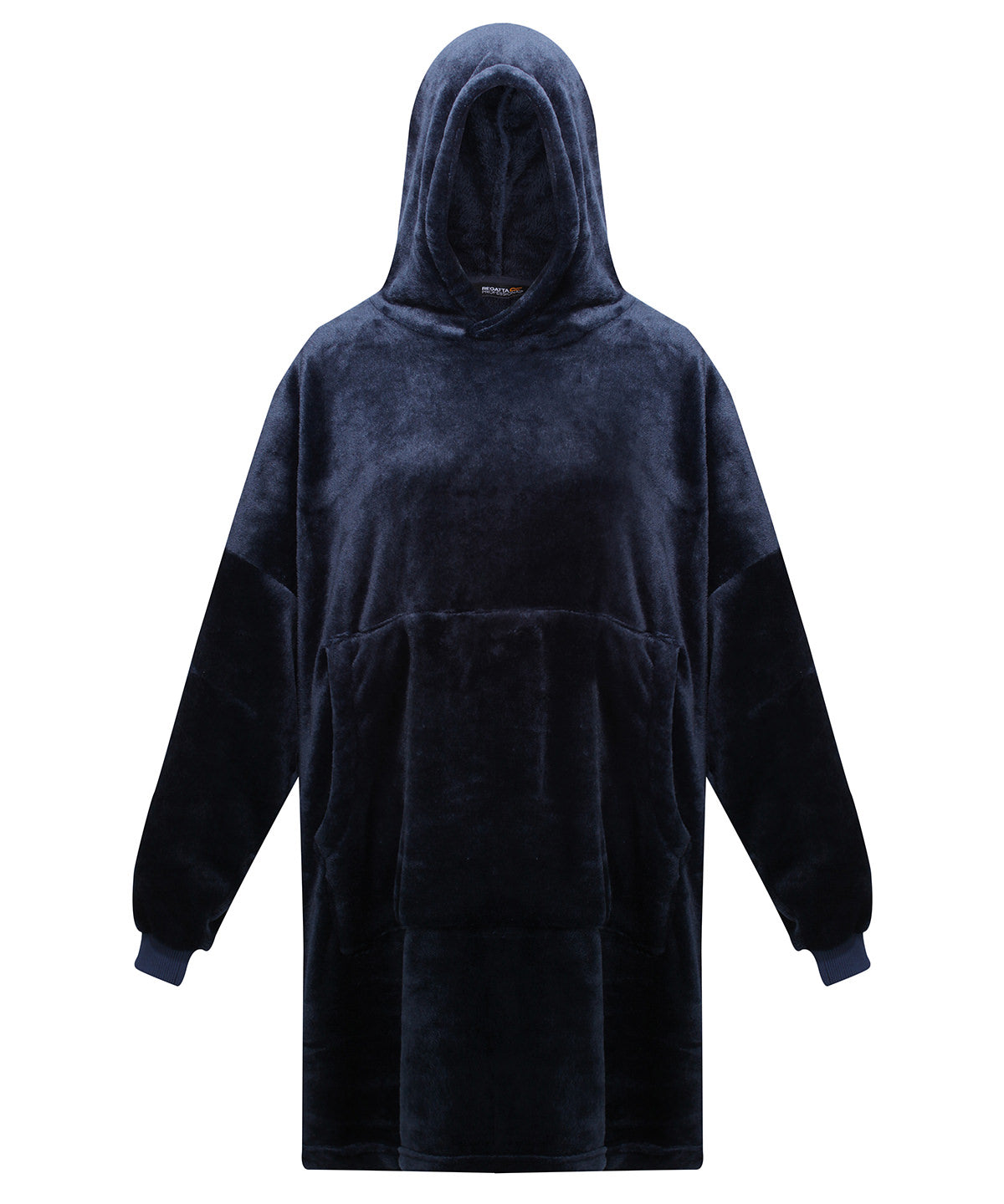 Tryck din logga på Hoodies från Regatta Professional - Anpassa Snuggler överdimensionerad fleecetröja med huva i färgen Marinblå One Size för företag, föreningar och privatpersoner