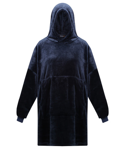 Tryck din logga på Hoodies från Regatta Professional - Anpassa Snuggler överdimensionerad fleecetröja med huva i färgen Marinblå One Size för företag, föreningar och privatpersoner