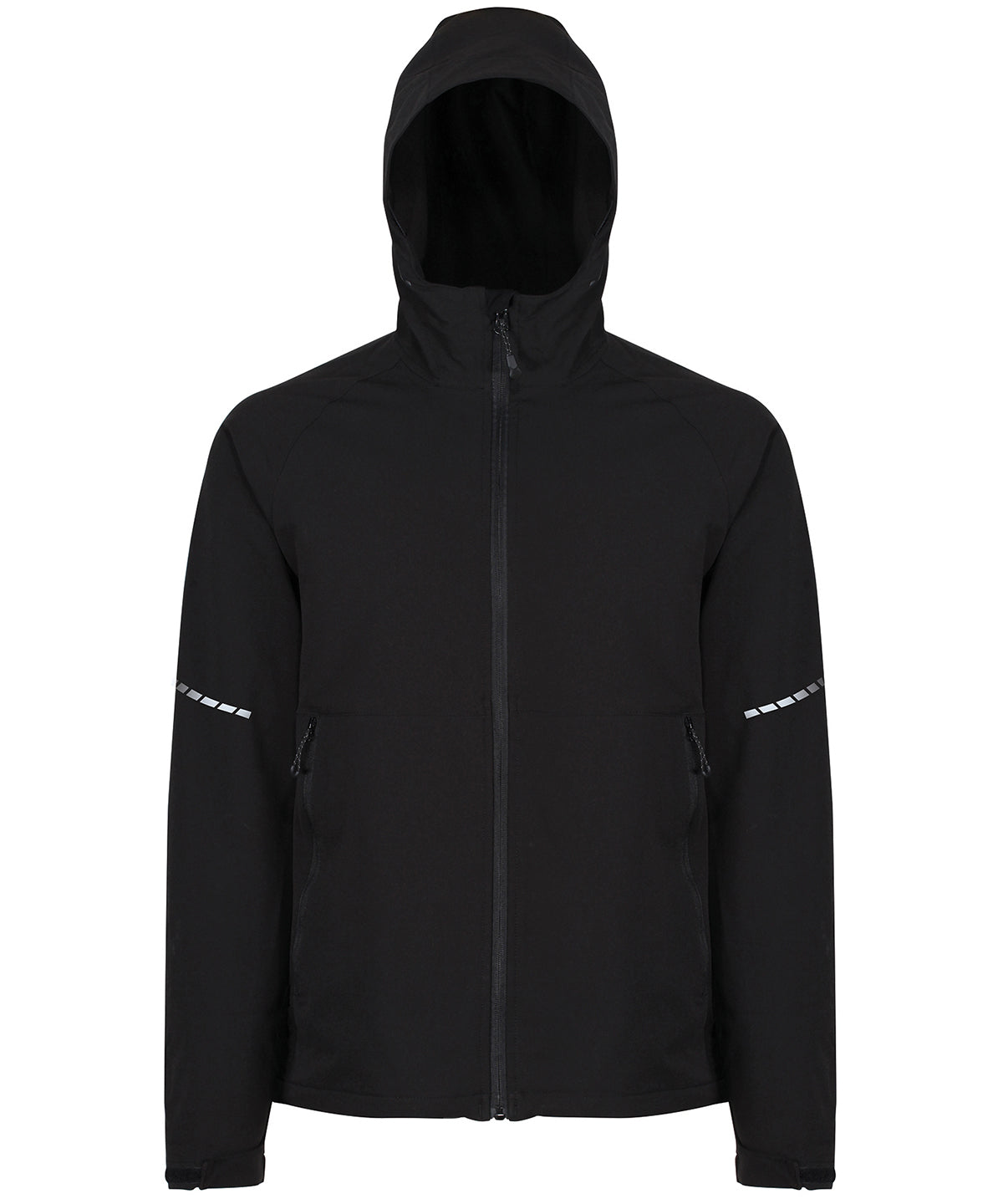 Tryck din logga på Softshelljackor från Regatta Professional - Anpassa X-Pro Prolite softshell med stretch i färgen Svart för företag, föreningar och privatpersoner