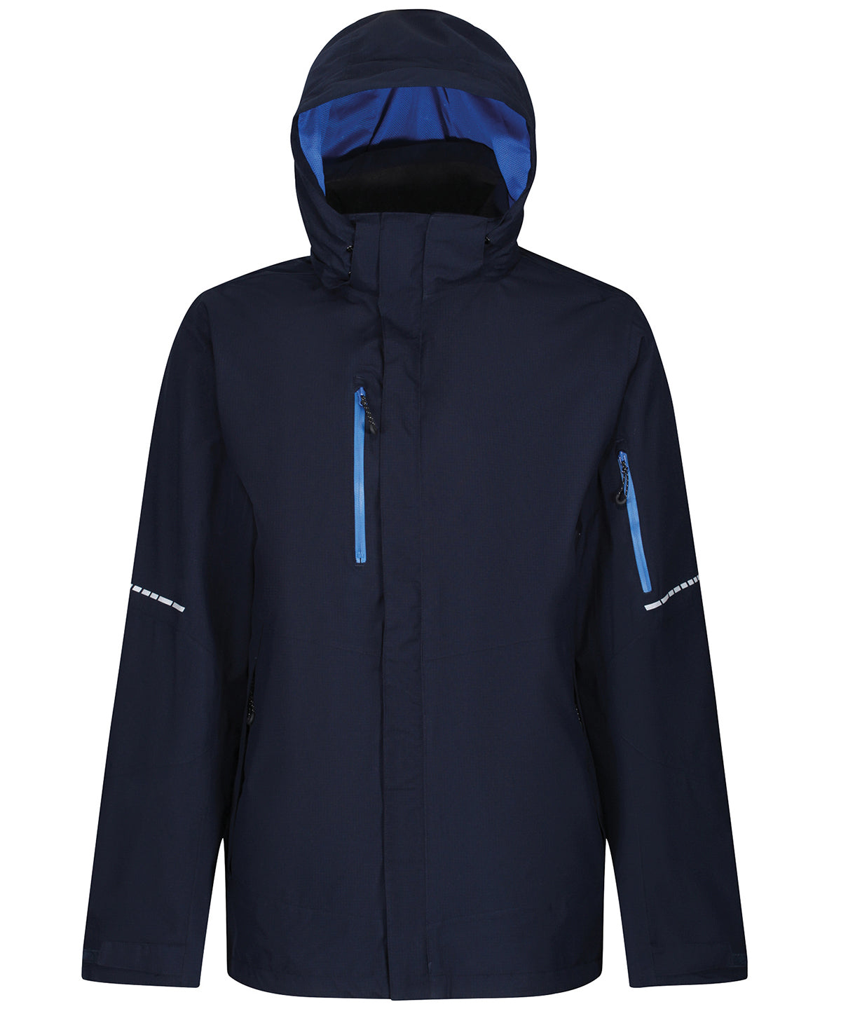 Tryck din logga på Softshelljackor från Regatta Professional - Anpassa X-Pro Exosphere II skaljacka i färgen Marinblå för företag, föreningar och privatpersoner