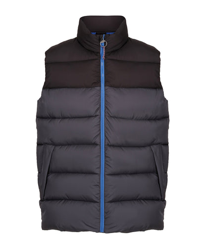 Tryck din logga på Termovästar från Regatta Professional - Anpassa Vintage puffer linne i färgen Mörkgrå för företag, föreningar och privatpersoner