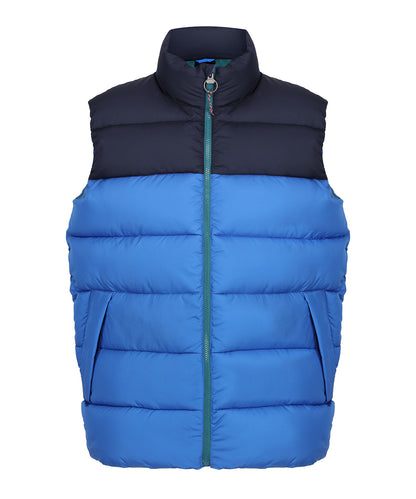 Tryck din logga på Termovästar från Regatta Professional - Anpassa Vintage puffer linne i färgen Mellanblå för företag, föreningar och privatpersoner