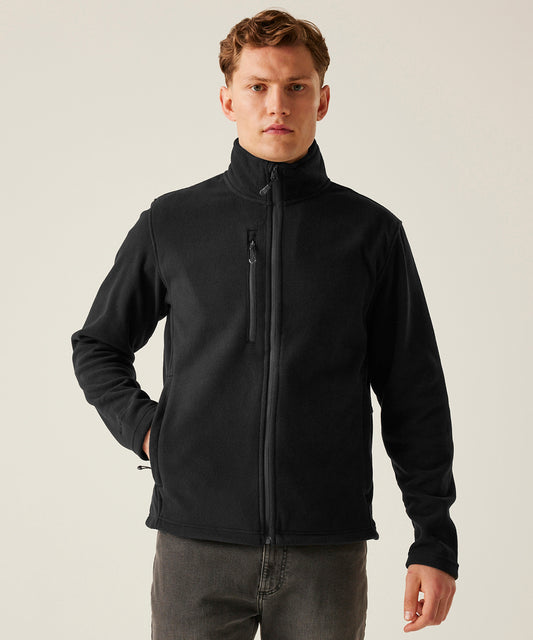 Tryck din logga på Fleece från Regatta Honestly Made - Anpassa Honestly Made återvunnen fleece med hel dragkedja i färgen för företag, föreningar och privatpersoner