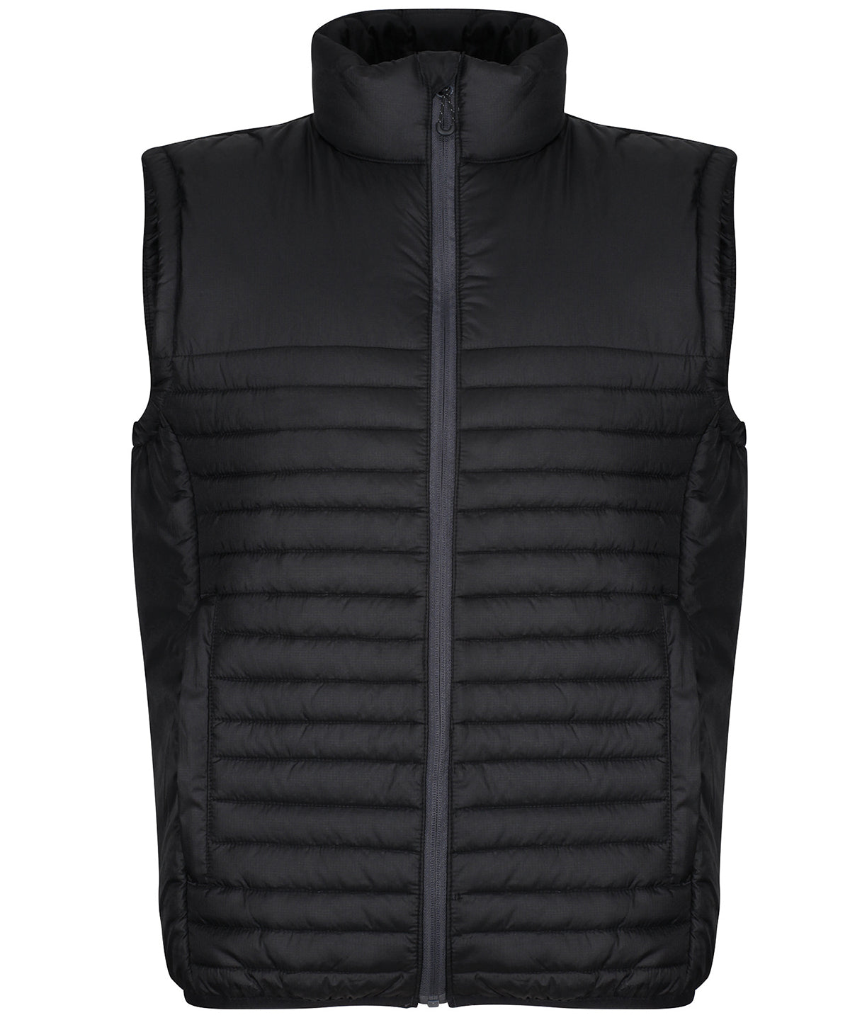 Tryck din logga på Termovästar från Regatta Honestly Made - Anpassa Honestly Made Återvunnen Termisk Bodywarmer i färgen Svart för företag, föreningar och privatpersoner