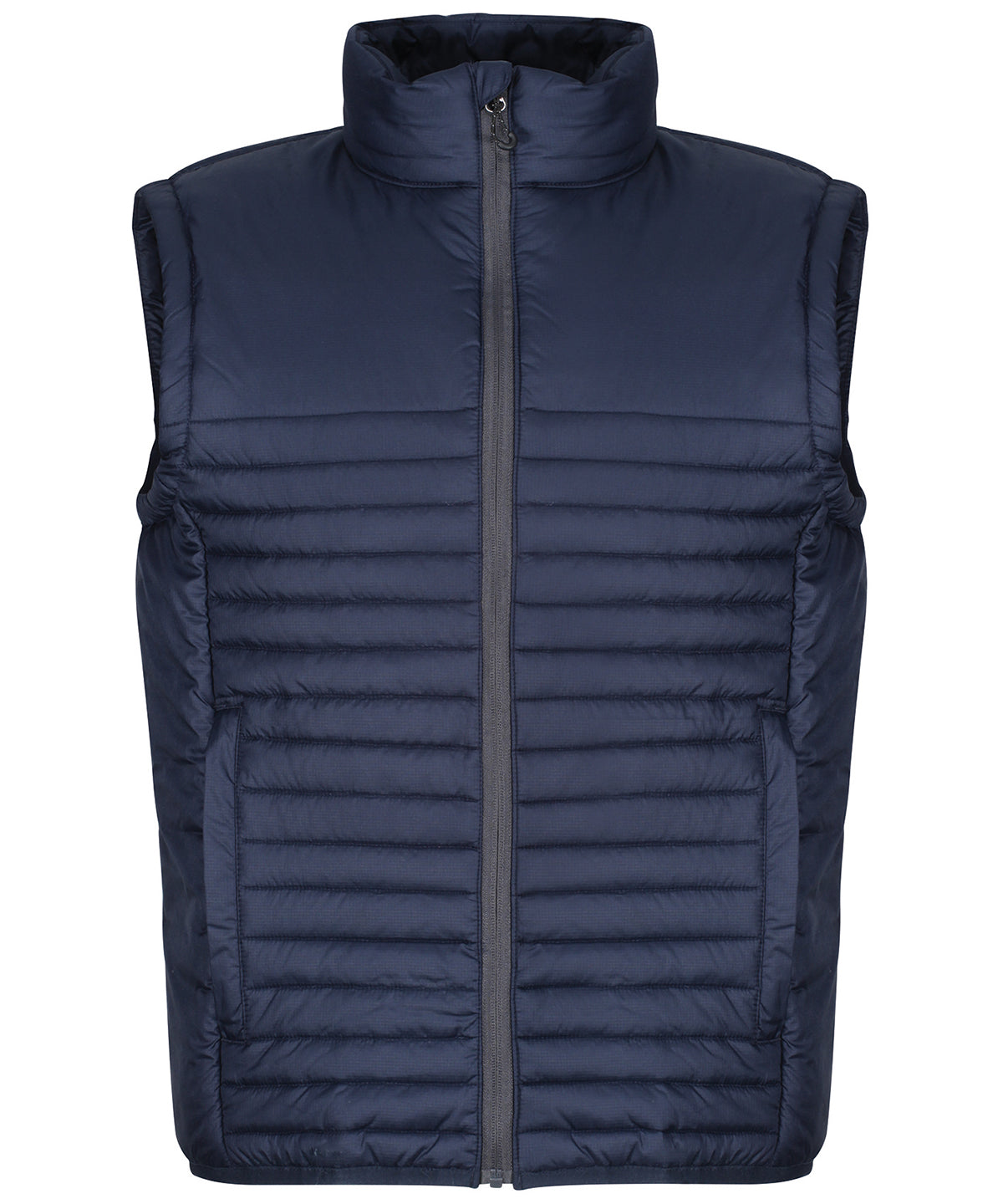 Tryck din logga på Termovästar från Regatta Honestly Made - Anpassa Honestly Made Återvunnen Termisk Bodywarmer i färgen Marinblå för företag, föreningar och privatpersoner
