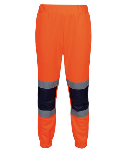 Tryck din logga på Mjukisbyxor från Regatta High Visibility - Anpassa Pro joggingbyxor med hög visibilitet i färgen Mellan Orange för företag, föreningar och privatpersoner