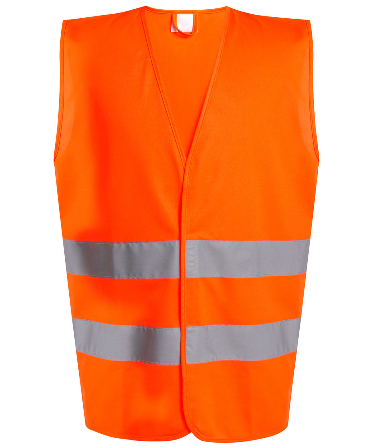 Tryck din logga på Skyddsvästar från Regatta High Visibility - Anpassa Pro hi-vis Linne med två band och enkelt tryck i färgen Mellan Orange för företag, föreningar och privatpersoner