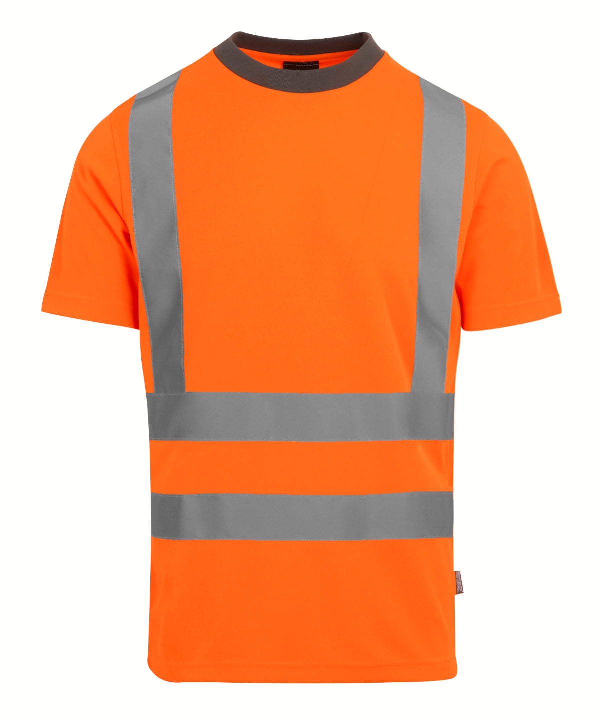 Tryck din logga på T-shirts från Regatta High Visibility - Anpassa Hi-vis Pro kontrakts t-shirt i färgen Mellan Orange för företag, föreningar och privatpersoner