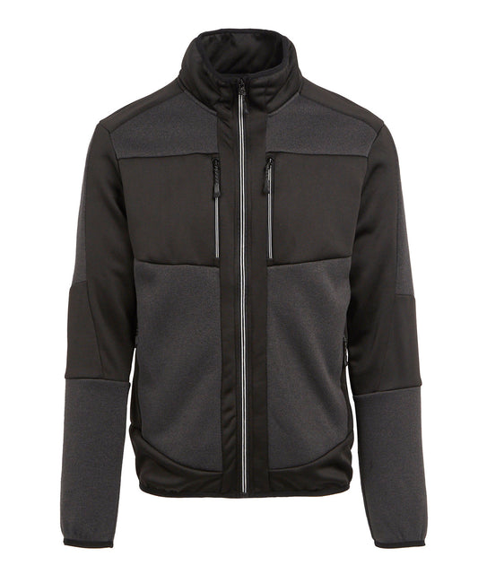Tryck din logga på Fleece från Regatta Professional - Anpassa E-Volve unisex mellanlager med stickad effekt och stretch i färgen för företag, föreningar och privatpersoner