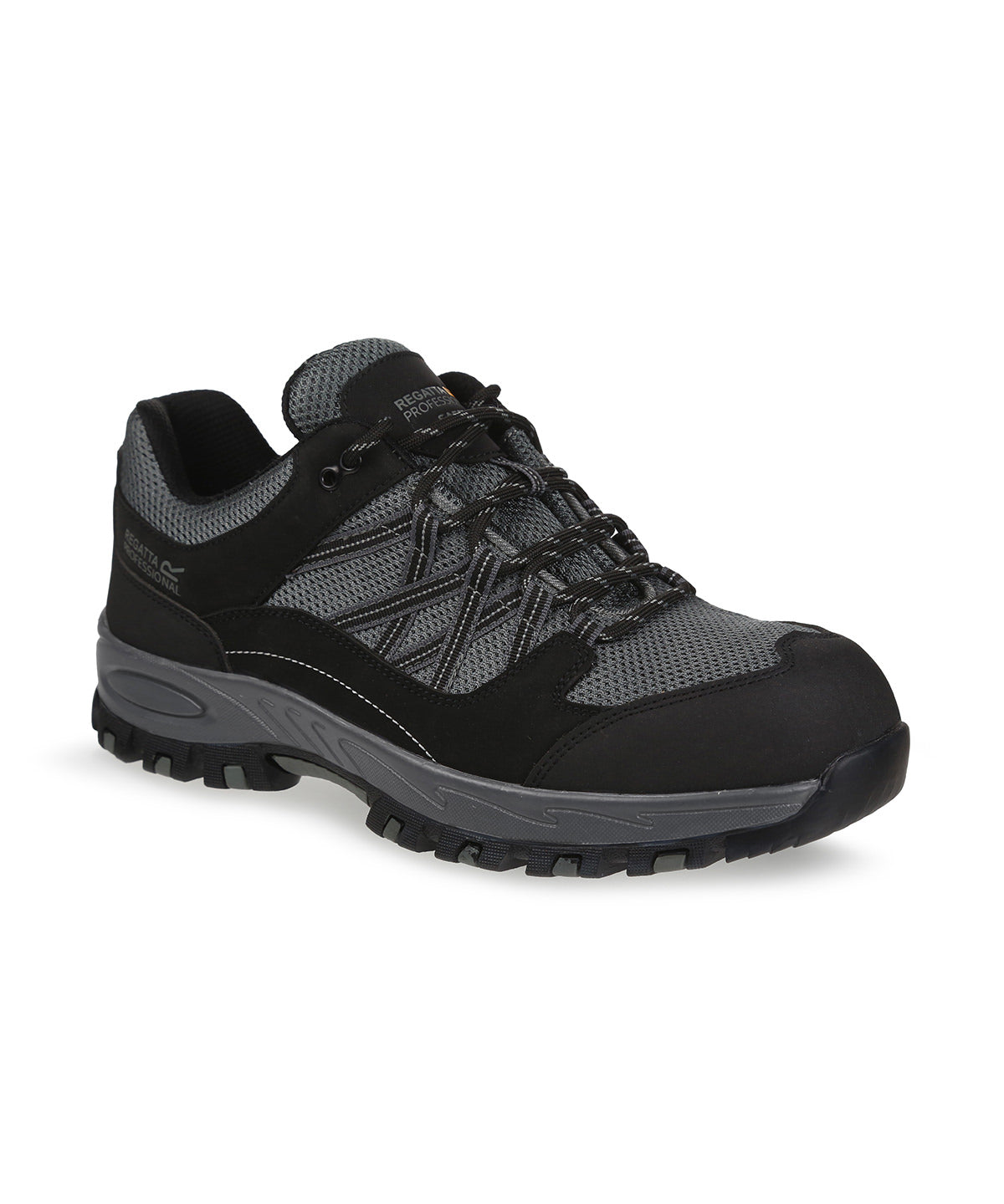 Tryck din logga på Träningsskor från Regatta Safety Footwear - Anpassa SB säkerhetsskor i sandsten i färgen Mörkgrå för företag, föreningar och privatpersoner