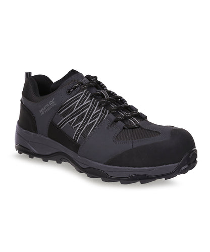 Tryck din logga på Träningsskor från Regatta Safety Footwear - Anpassa Claystone S3 säkerhetsskor i färgen Svart för företag, föreningar och privatpersoner