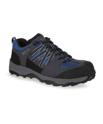 Tryck din logga på Träningsskor från Regatta Safety Footwear - Anpassa Claystone S3 säkerhetsskor i färgen Mellanblå för företag, föreningar och privatpersoner