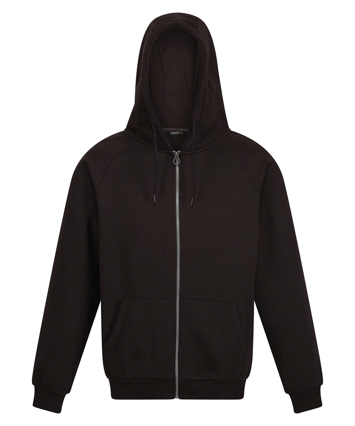 Tryck din logga på Hoodies från Regatta Professional - Anpassa Pro huvtröja med dragkedja i färgen Svart för företag, föreningar och privatpersoner