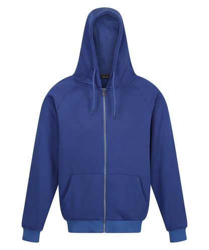 Tryck din logga på Hoodies från Regatta Professional - Anpassa Pro huvtröja med dragkedja i färgen Royal för företag, föreningar och privatpersoner