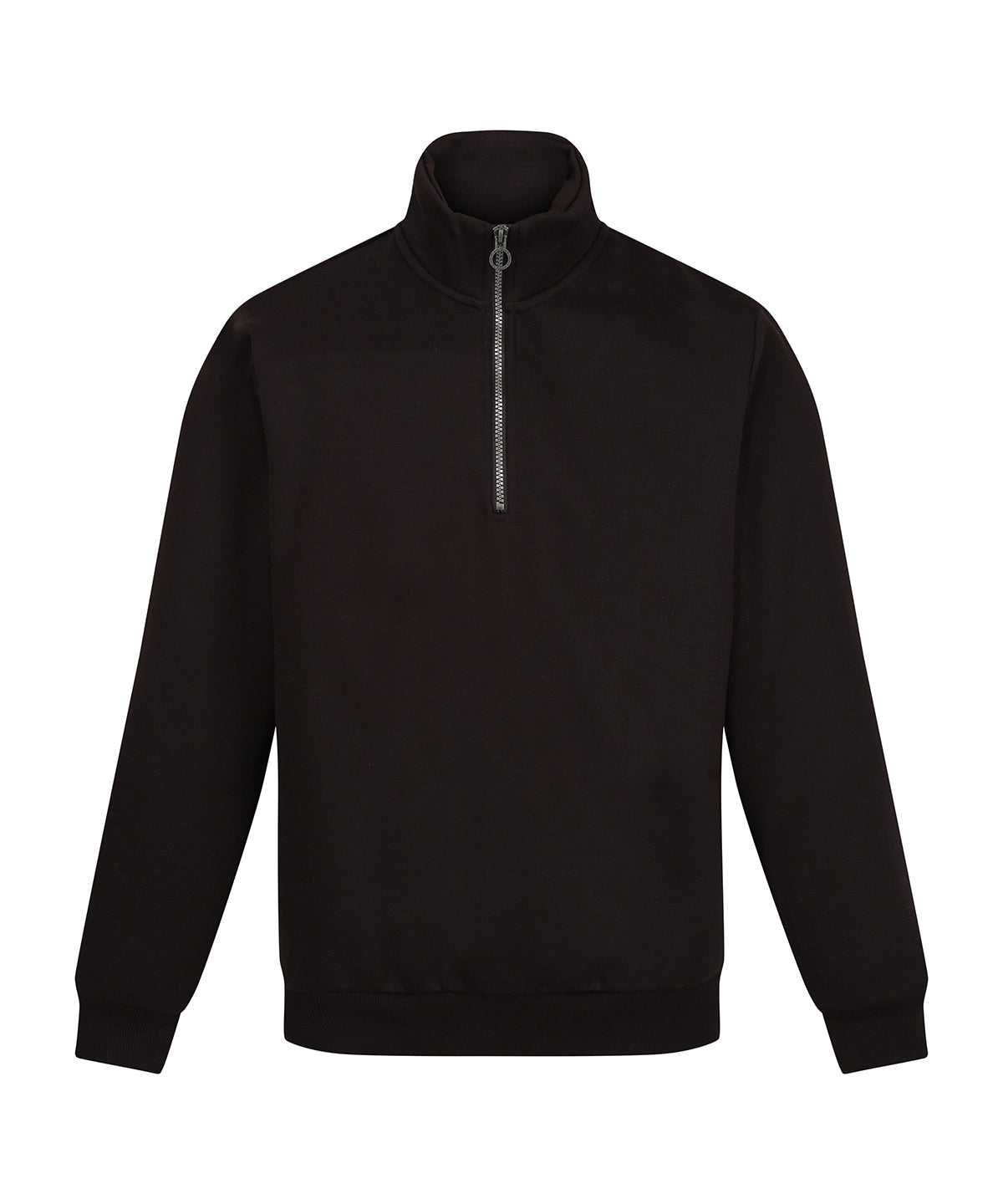 Tryck din logga på Sweatshirts från Regatta Professional - Anpassa Pro -zip sweatshirt i färgen Svart för företag, föreningar och privatpersoner