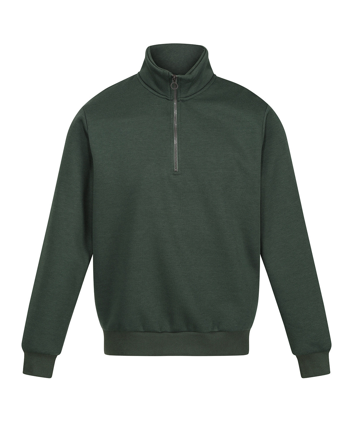 Tryck din logga på Sweatshirts från Regatta Professional - Anpassa Pro -zip sweatshirt i färgen Mörkgrön för företag, föreningar och privatpersoner