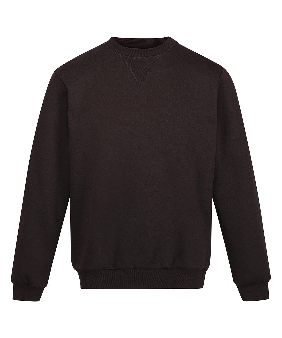 Tryck din logga på Sweatshirts från Regatta Professional - Anpassa Pro sweatshirt med rund hals i färgen Svart för företag, föreningar och privatpersoner
