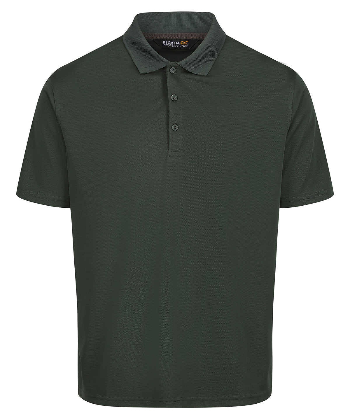 Tryck din logga på Piké från Regatta Professional - Anpassa Pro Wicking Polo - Herr i färgen Mörkgrön för företag, föreningar och privatpersoner