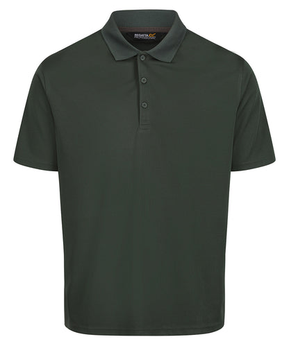 Tryck din logga på Piké från Regatta Professional - Anpassa Pro Wicking Polo - Herr i färgen Mörkgrön för företag, föreningar och privatpersoner