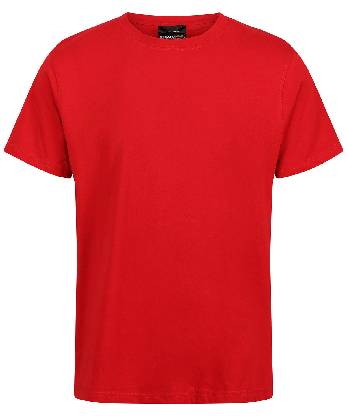 Tryck din logga på T-shirts från Regatta Professional - Anpassa Pro soft-touch t-shirt i bomull i färgen Ljusröd för företag, föreningar och privatpersoner