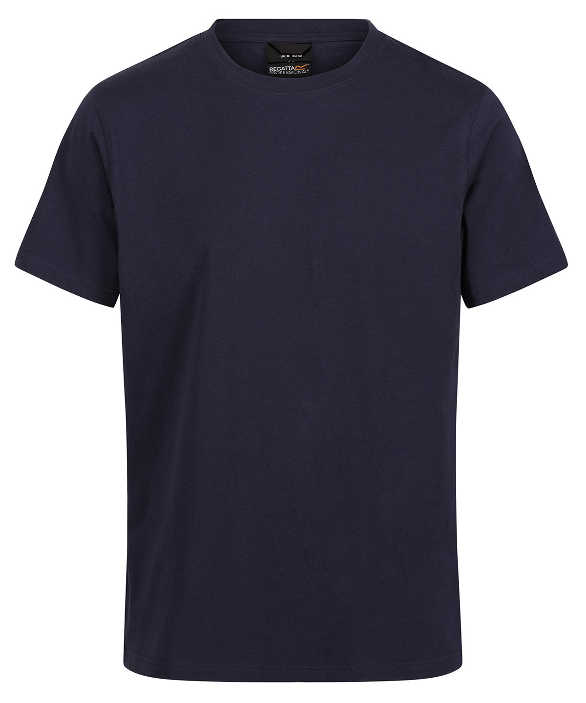 Tryck din logga på T-shirts från Regatta Professional - Anpassa Pro soft-touch t-shirt i bomull i färgen Marinblå för företag, föreningar och privatpersoner
