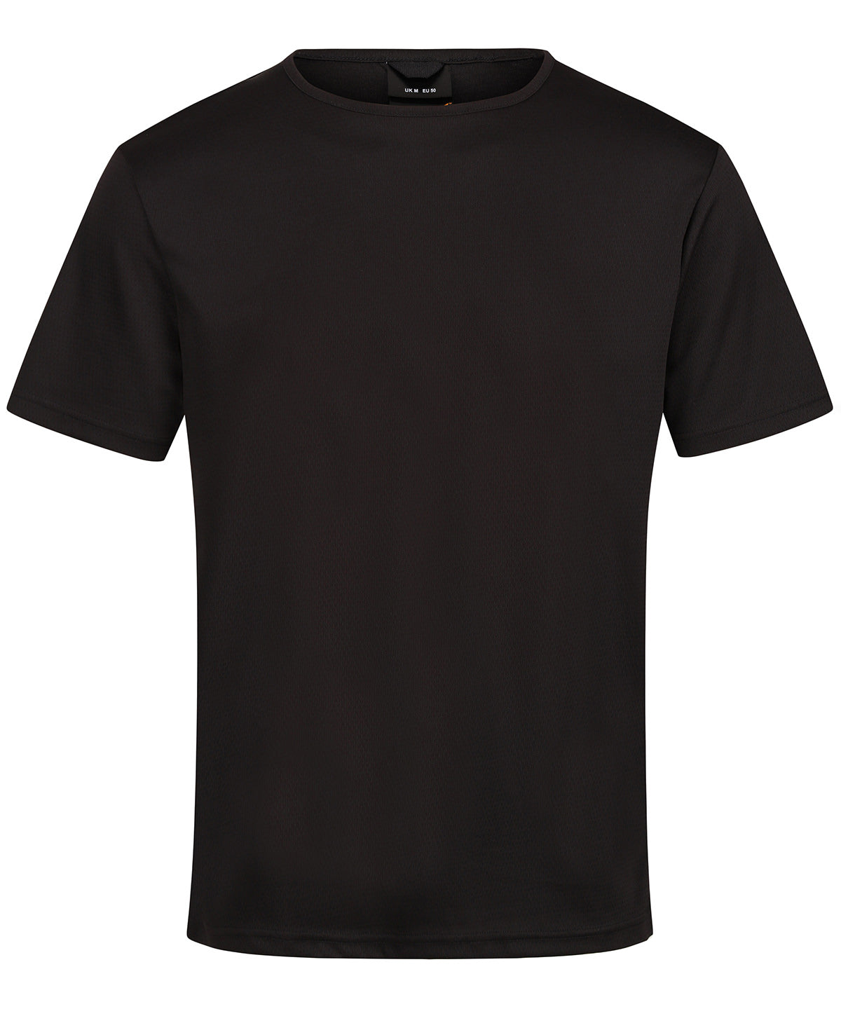 Tryck din logga på T-shirts från Regatta Professional - Anpassa Pro wicking t-shirt i färgen Svart för företag, föreningar och privatpersoner