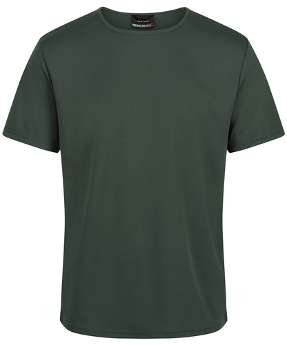 Tryck din logga på T-shirts från Regatta Professional - Anpassa Pro wicking t-shirt i färgen Mörkgrön för företag, föreningar och privatpersoner