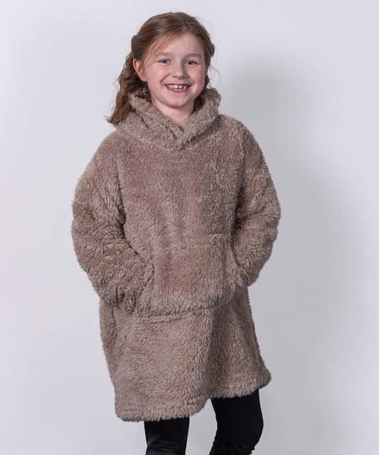 Tryck din logga på Hoodies från Ribbon - Anpassa The kids Ribbon teddybjörn tyg hoodie i färgen för företag, föreningar och privatpersoner