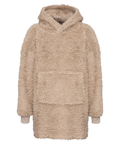 Tryck din logga på Hoodies från Ribbon - Anpassa The kids Ribbon teddybjörn tyg hoodie i färgen Naturligt One Size för företag, föreningar och privatpersoner