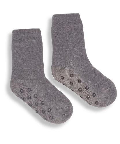 Tryck din logga på Strumpor från Ribbon - Anpassa The kids Ribbon lyxiga fleecestrumpor i eskimåstil i färgen Mellangrå Socks UK 1 3 för företag, föreningar och privatpersoner
