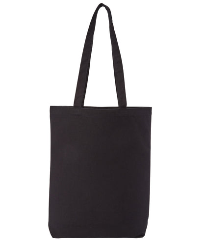 Tryck din logga på Väskor från Nutshell - Anpassa Flat Base Premium Recycled Canvas Shopper i färgen Svart One Size för företag, föreningar och privatpersoner