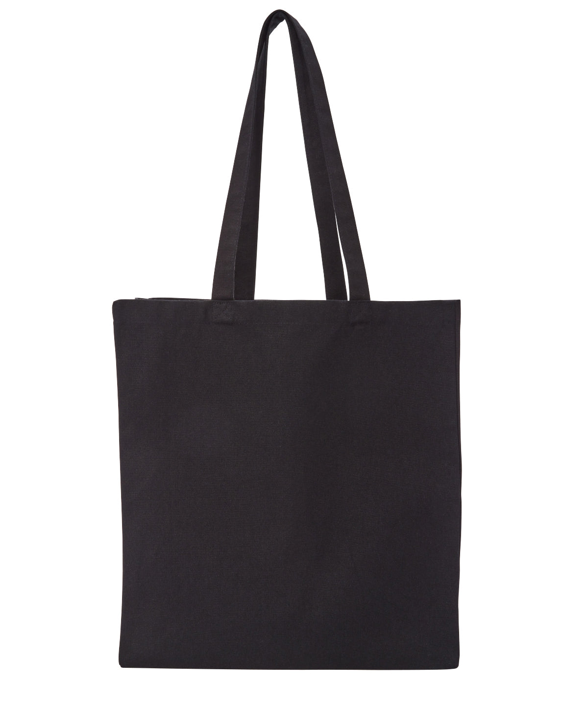 Tryck din logga på Väskor från Nutshell - Anpassa Spacious Premium Recycled Canvas Shopper i färgen Svart One Size för företag, föreningar och privatpersoner