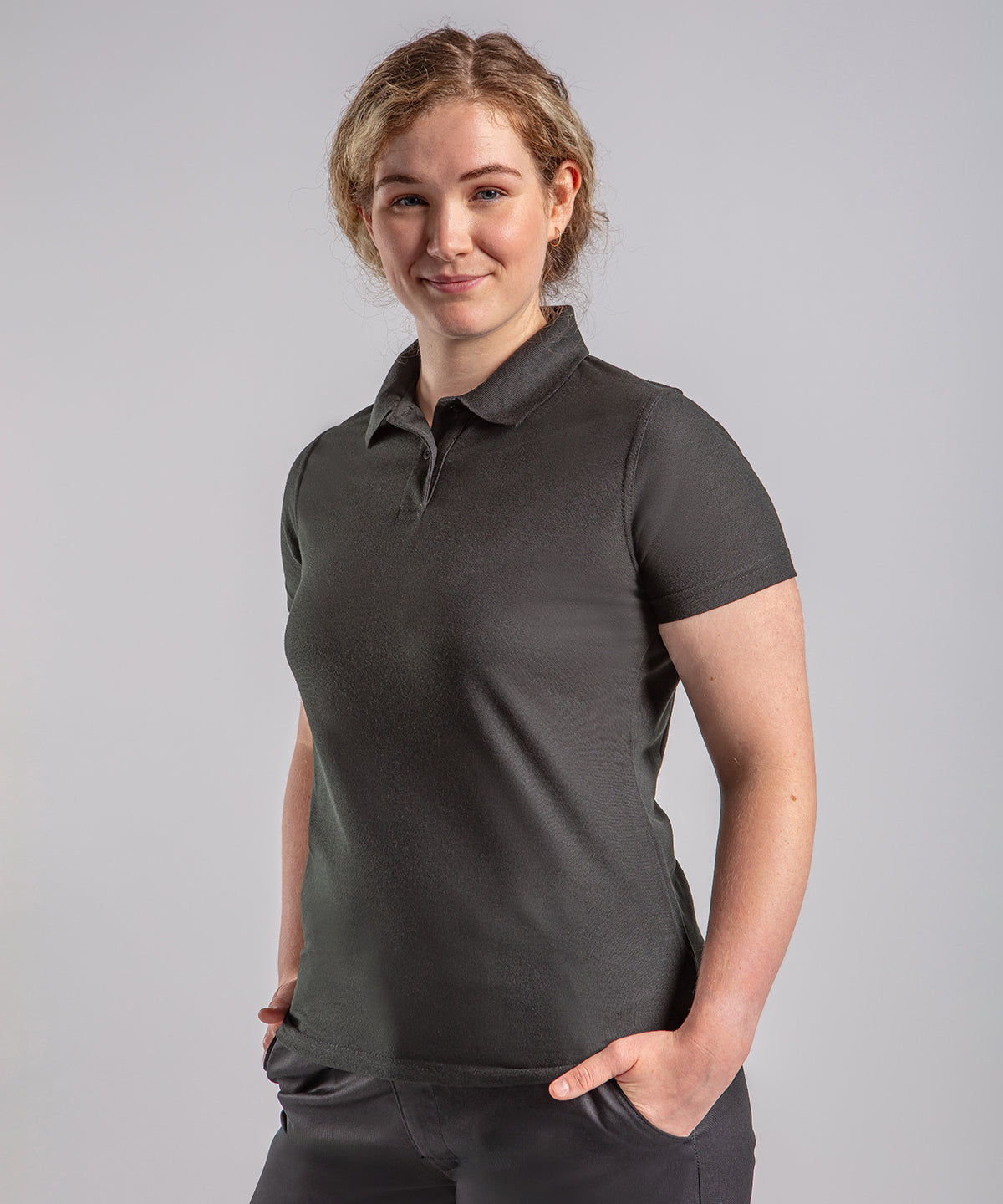 Tryck din logga på Piké från ProRTX - Anpassa Pro Polyester Polo - Dam i färgen för företag, föreningar och privatpersoner